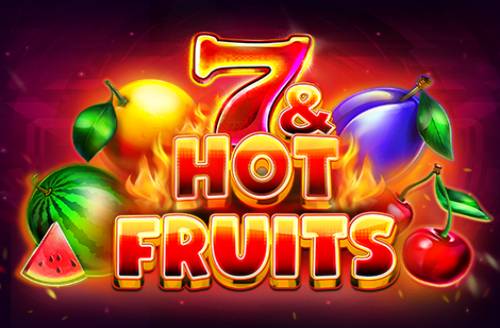 Lebendiges und fruchtiges Bild des Spiels '7 Hot Fruits', das die klassischen Frucht-Symbole in einem modernen Design zeigt.